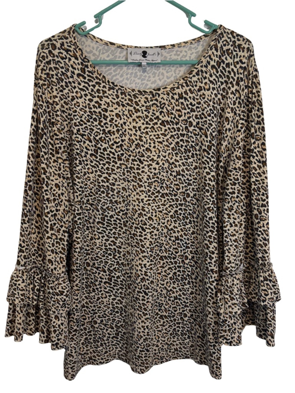 Dainty Jewells Leopard Print Long Sleeve Top